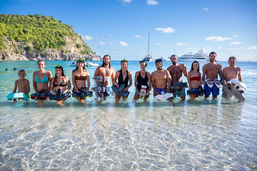 amies avec les meilleurs scooters sous marin